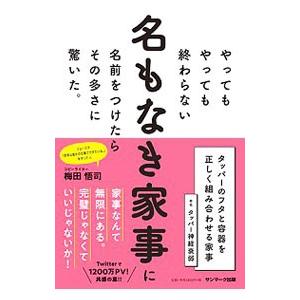 やってもやっても終わらない名もなき家事に名前をつけたらその多さに驚いた。／梅田悟司