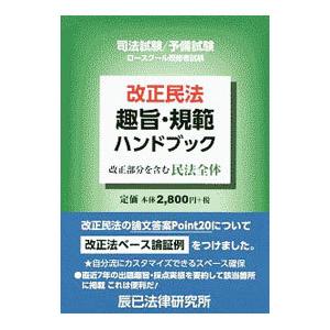 改正民法 趣旨 規範ハンドブック／辰已法律研究所