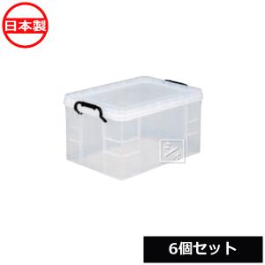 法人配送限定） 和泉化成 収納ボックス 3646 セーフティBOX7型 クリア