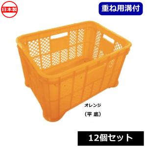 納期約1ヶ月】(12個セット) AZ採集コンテナ 黒 メッシュ底 みかん