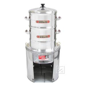 長生 2段 アルミ製 セイロ 30cm 二段 蒸篭 蒸し器 蒸籠 餅つき せいろ