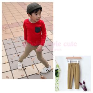 ストレッチパンツ コーデュロイ風 キッズ 子供...の詳細画像1