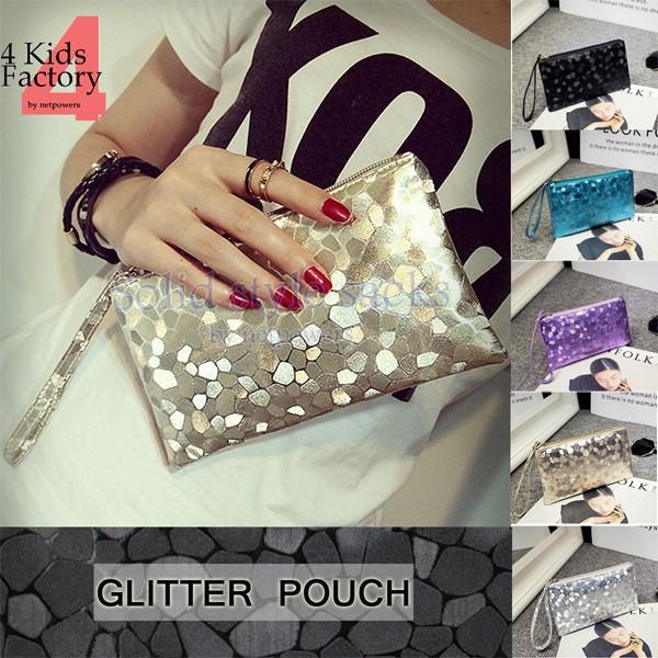 マルチポーチ グリッターポーチ きらきらポーチ  コスメポーチ 小物入れ  化粧ポーチ メイクポーチ...