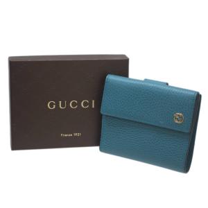 美品【GUCCI】グッチオールドグッチレザー 三つ折り財布 インターロッキングG Amazon | [グッチ] 財布 レディース 二つ折り財布(小銭入れあり