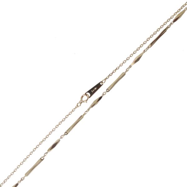 CITZEN/ シチズン K18切子デザインネックレス 検定刻印 50cm 8.8g 磨き仕上げ E...