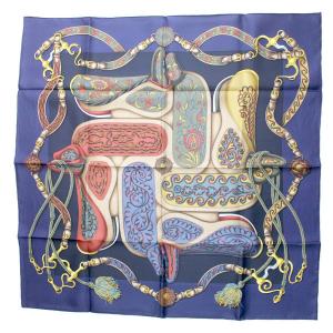 HERMES（エルメス） カレ40 プチカレ スカーフ CONCERTO (コンチェルト