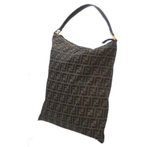 FENDI（フェンディ） 傘 長傘 雨傘 グレー ナイロン レディース 【中古