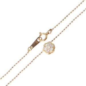 MIKIMOTO（ミキモト） K18 パールトップ ネックレス 1Pダイヤモンド