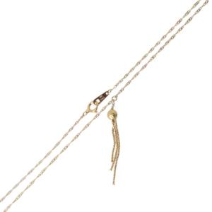 K18/18金 喜平 4面 ネックレス チェーン 50cm 14.1g 造幣局検定刻印 IS 