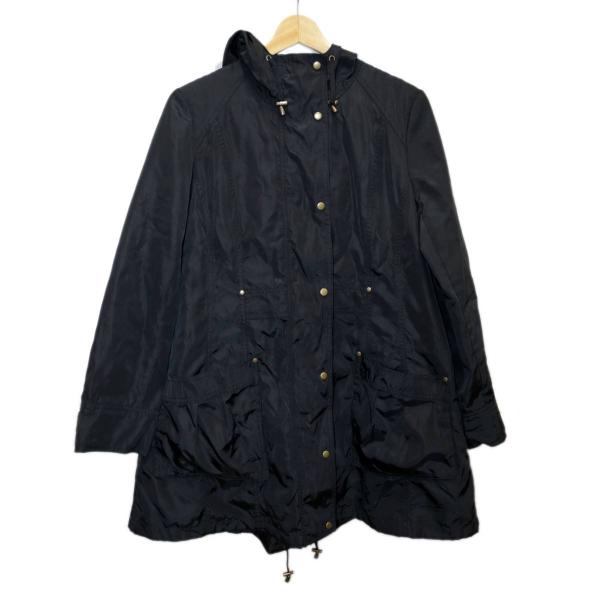 noa-ge フード付 スプリングコート ポリエステル100% ブラック LLサイズ バスト93-1...