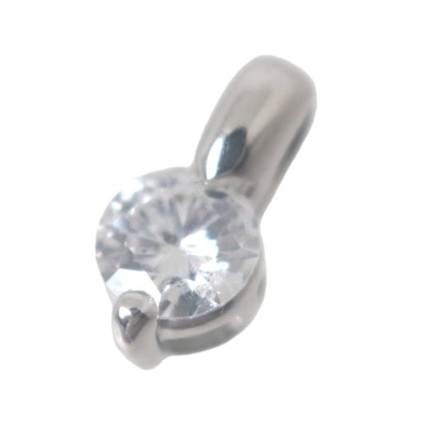 Pt900 プラチナ ダイヤ ペンダント トップ 0.280ct 0.6g KA Bランク