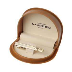 LANCEL ランセル タイピン ゴールド 箱(ハゲ等の痛みあり) 50×6(mm) 重量約6.4g NT Bランク｜netrebirth