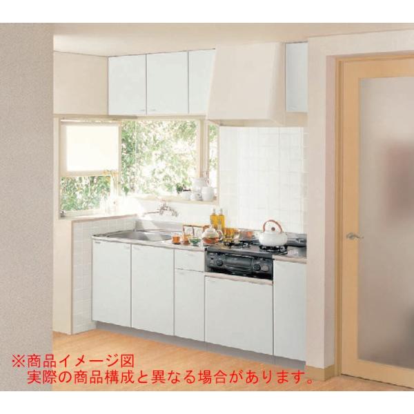 クリナップ クリンプレティ 間口1800mm キッチンセットプラン(流し台 コンロ台 不燃仕様吊戸 ...