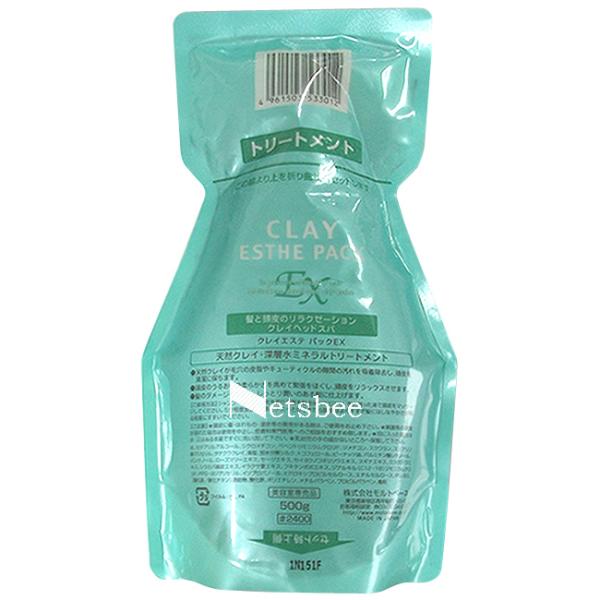 b-ex クレイエステ パック EX 500gリフィル トリートメント 清涼感・クール感 しっとり ...