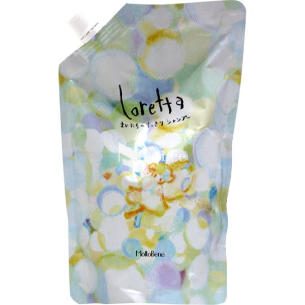 b-ex ロレッタ まいにちのすっきりシャンプー 500mL リフィル 詰替え用 ヘアケア シャンプ...