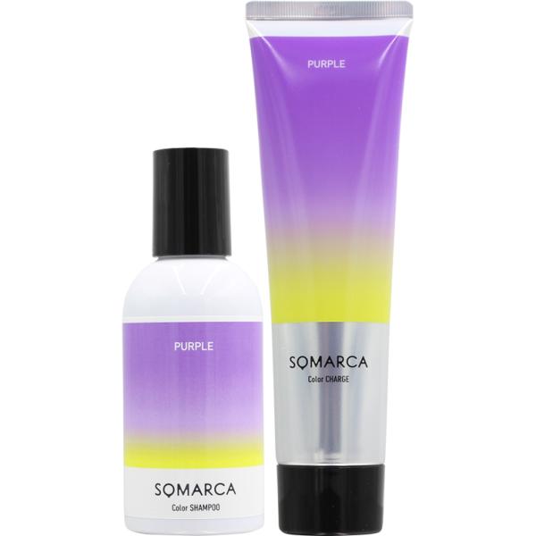 ホーユー ソマルカ カラーシャンプー＆カラーチャージ セット （パープル） / 150mL+130g