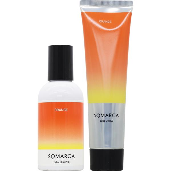 ホーユー ソマルカ カラーシャンプー＆カラーチャージ セット （オレンジ） / 150mL+130g
