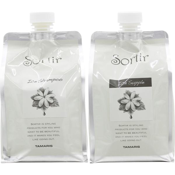 タマリス ソルティール アイスシャンプー＆アイスサプリ 詰替えセット / 1000mLリフィル+10...