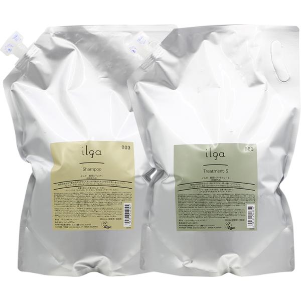 ナンバースリー イルガ 薬用シャンプー＆トリートメント 業務用セット / 3000mLリフィル+30...