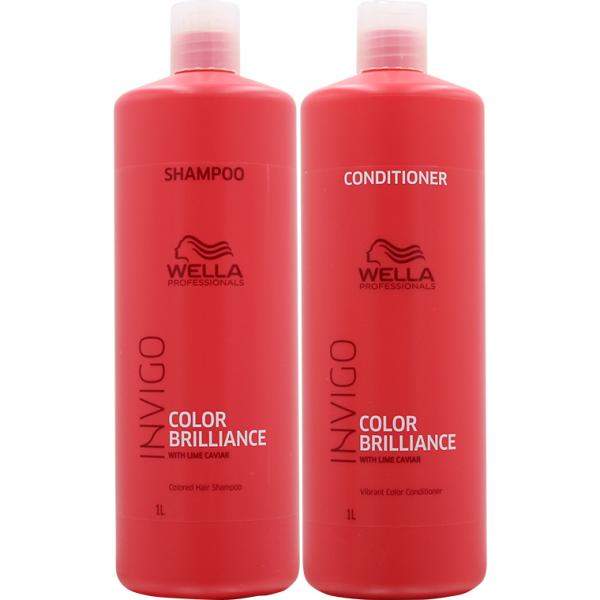 ウエラ インヴィゴ カラーブリリアンス シャンプー＆コンディショナー ボトル セット / 1000m...
