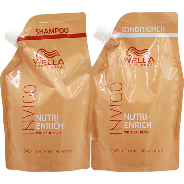 ウエラ インヴィゴ ニュートリエンリッチ シャンプー＆コンディショナー 詰替え セット / 940m...