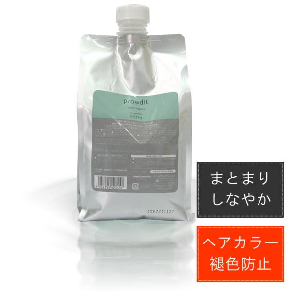 ルベル プロエディット ケアワークス ホームチャージ シャンプー ソフトフィット / 1000mLリ...
