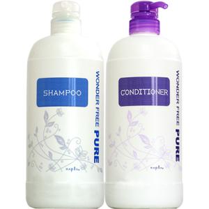 ナプラ ワンダーフリーピュア シャンプー＆コンディショナー 2点セット / 1000mL+1000m...