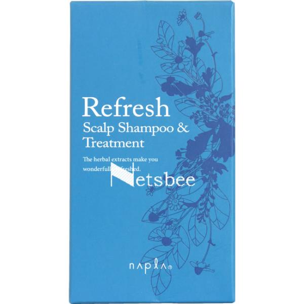 ナプラ リフレッシュスキャルプ お試しセット シャンプー＆ヘアトリートメント / 60mL+40g ...