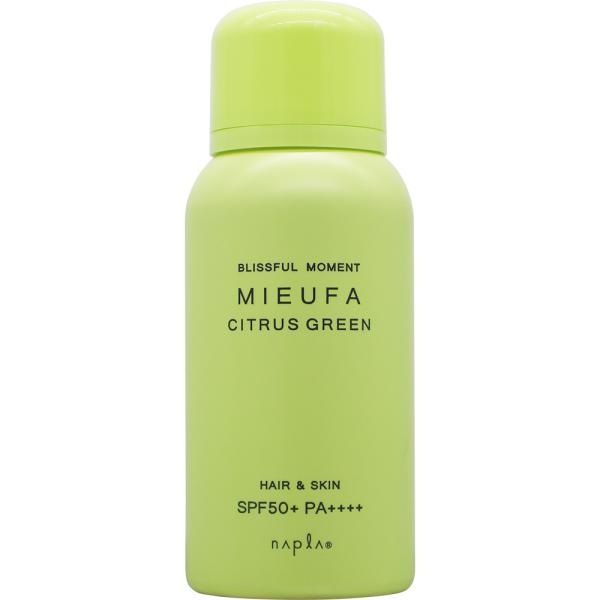 ナプラ ミーファ フレグランスUVスプレー シトラスグリーン 80g サン カット スプレー 日焼け...