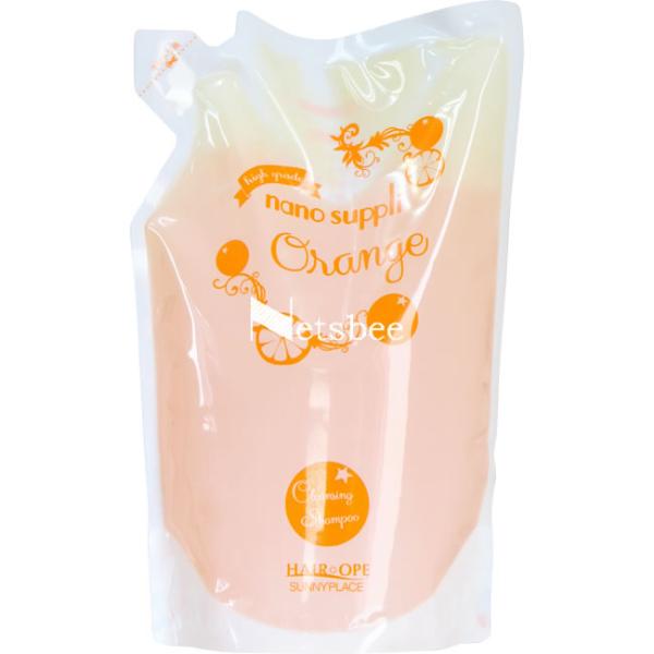 サニープレイス ナノサプリ クレンジングシャンプー オレンジ / 800mLリフィル 【 シャンプー...