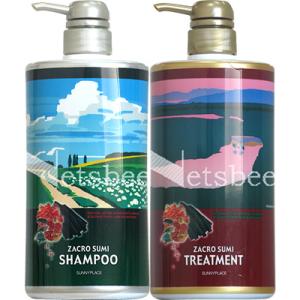 【送料無料】 サニープレイス ザクロー 精炭酸 シャンプー＆トリートメント セット / 800mL+...