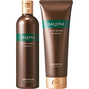 パシフィックプロダクツ サローネ スーパーブラウン シャンプー＆トリートメント セット / 330m...