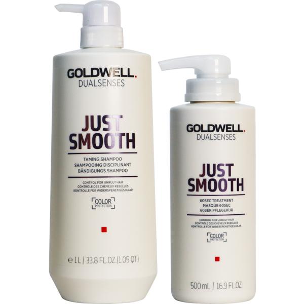 （在庫限り）ゴールドウェル デュアルセンス ジャストスムース シャンプー＆トリートメント セット 1...