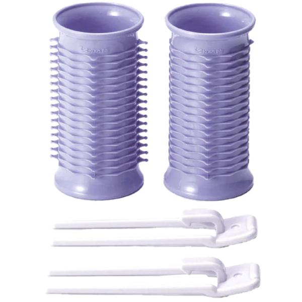 アイビル ホットカーラー 30mm 2本入り 巻き髪 カール ヘアスタイリング 前髪カーラー 美容師...