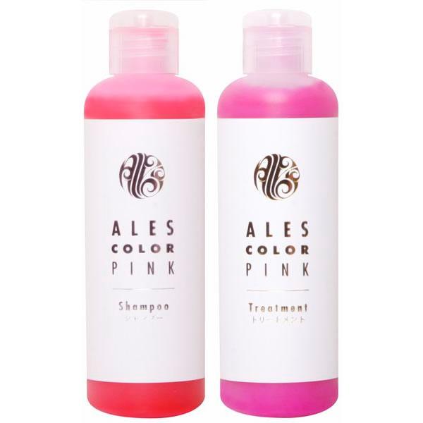 アレスカラー ピンクシャンプー＆トリートメント セット / 200mL+200mL