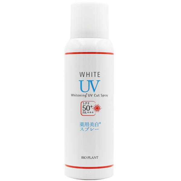 日焼け止めスプレー 医薬部外品 ビオプラント UVカットスプレー 80g UVケア SPF50 PA...