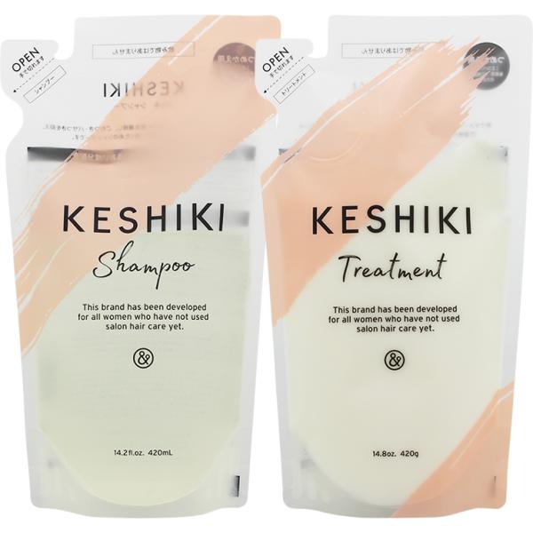 送料無料 2点セット ＆NINE KESHIKI アンドナイン ケシキ シャンプー ＆ ケシキ ヘア...