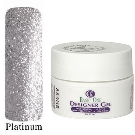 クリストリオ デザイナージェル 50 プラチナ 1/4oz G グリッター（約7g） [ G グリッ...