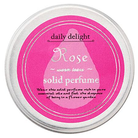 （販売終了）デイリーディライト 練り香水 ローズ / 10g (メール便 対応)