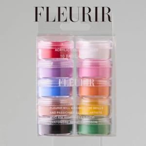 ネイルアクリル フルーリア Fleurir カラーパウダー YW-M イエロー 4g