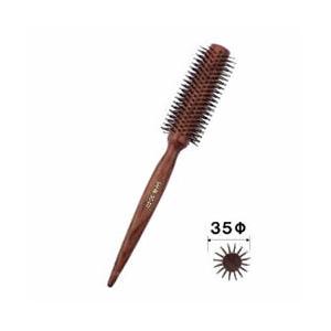 送料無料 サンビー ロールブラシ RC-20 天然木 ヘアブラシ 豚毛 ヘアー 