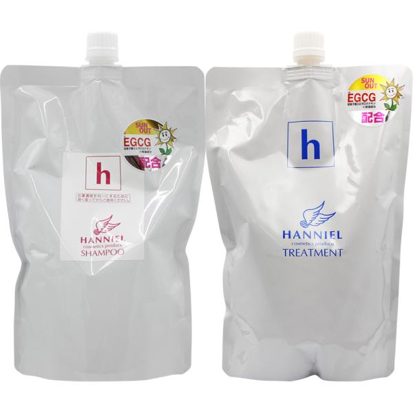 ハニエル ディフェンダー シャンプー＆トリートメント 詰替え用 2点セット / 800mLリフィル+...