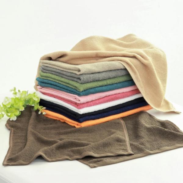 ECO エコパイル地 タオル （ダークブラウン） / 34×85cm 12枚入り