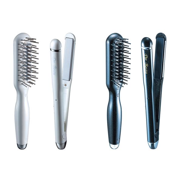 送料無料 正規品 USB グリスター ヘアアイロン ブラシ＆アイロン セット 全2色 （ダイヤモンド...