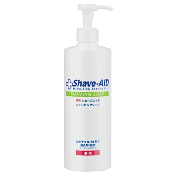 菊星 シェーブエイド 薬用シェービングソープ 400mL 医薬部外品