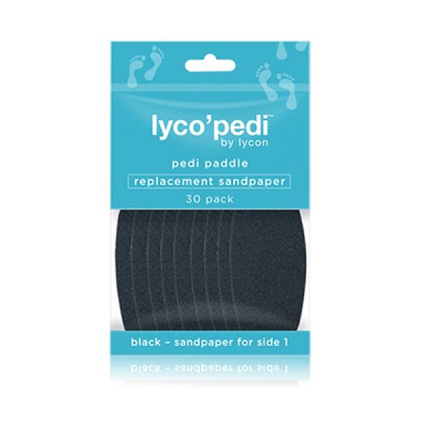 フットケア 角質除去 付替え用 ライコン Lycon lyco pedi ライコペディ サンドペーパ...
