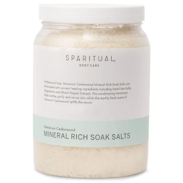 SPARITUAL スパリチュアル ゼラニウムシダーウッド ミネラルリッチソークソルト / 1892...
