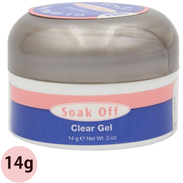 （欠品中・入荷日未定）ibd アイビーディー ソークオフ クリア ジェル 0.5oz（14g）