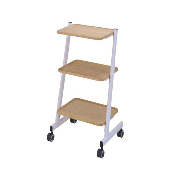 西村製作所 バンブーワゴン（トレーパット無し） ナチュラル C-550 サロン業務用 サロンツール ...