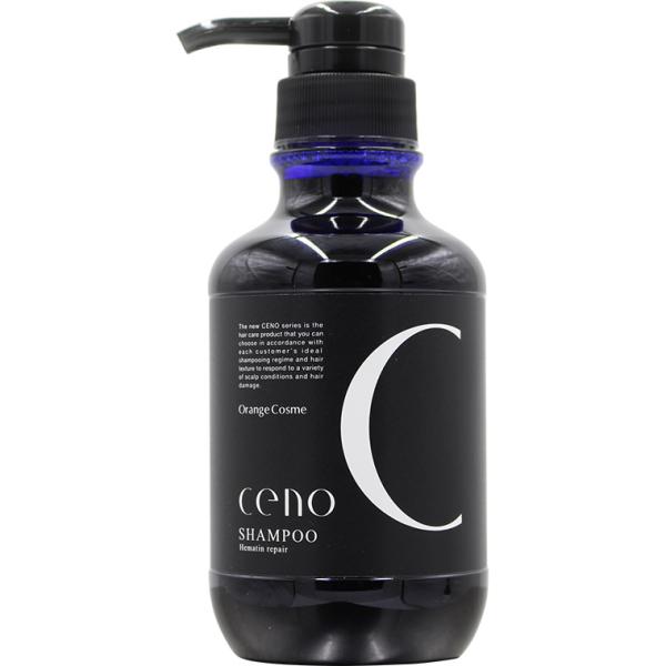 オレンジコスメ セノ ヘマチンシャンプー Hr ヘマチンリペア 350mL 美容室専売 シャンプー ...
